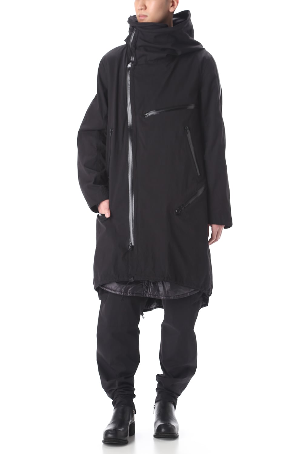 MULTI ZIP MILITARY COAT