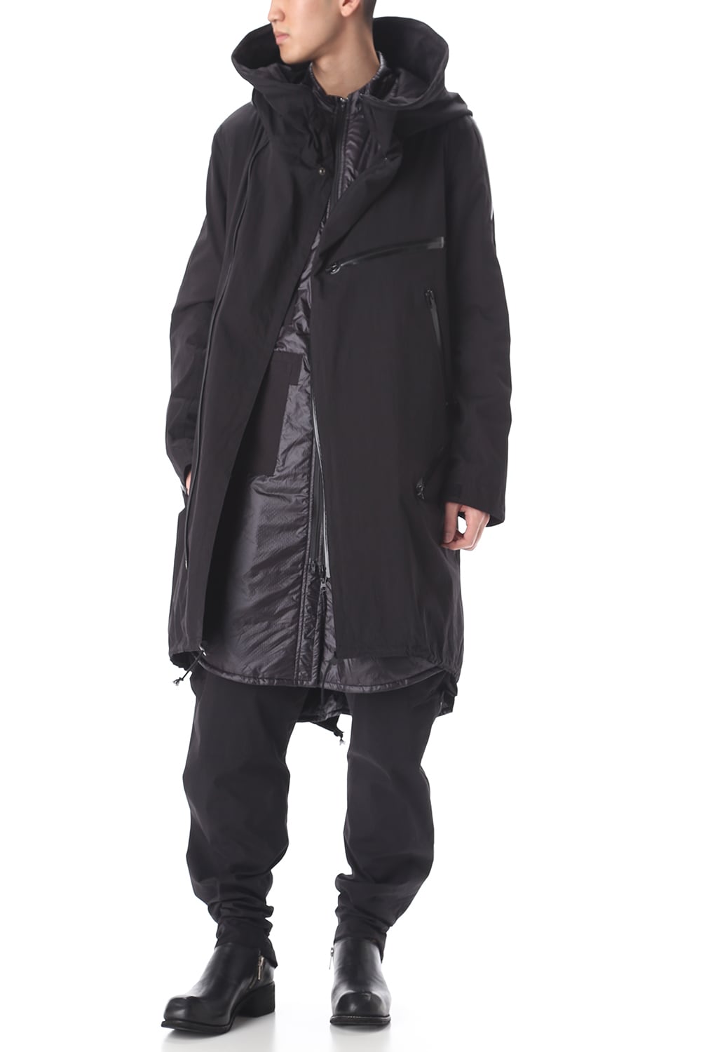 MULTI ZIP MILITARY COAT