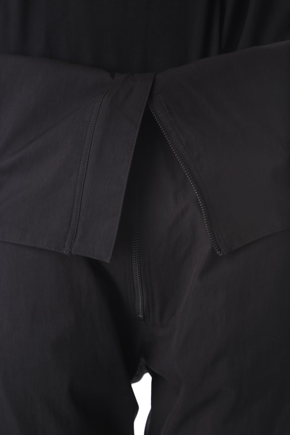 HIGH WAIST PANTS W/LEATHER SUSPENDER