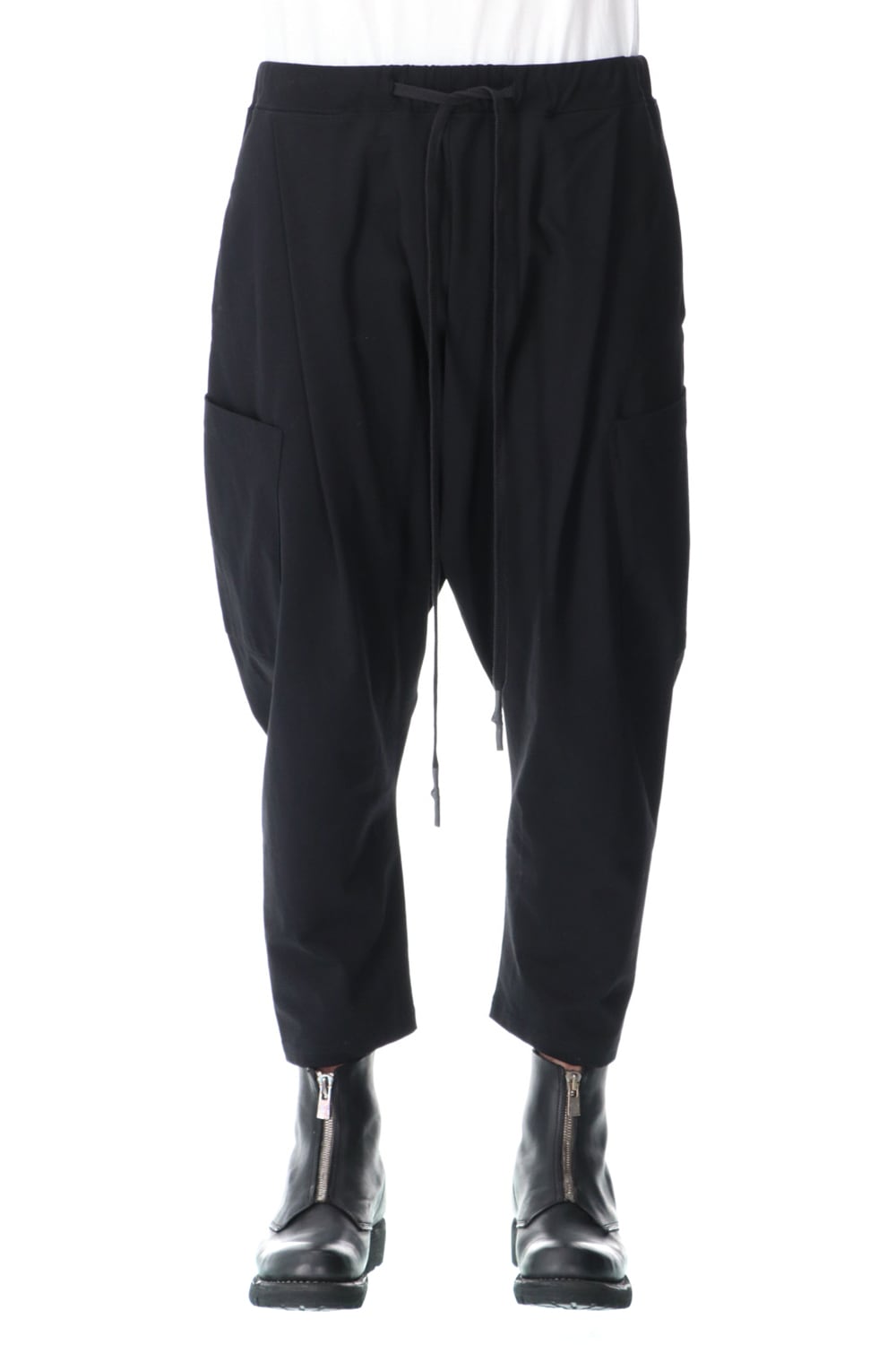 Cropped Sarouel Sweat Pants