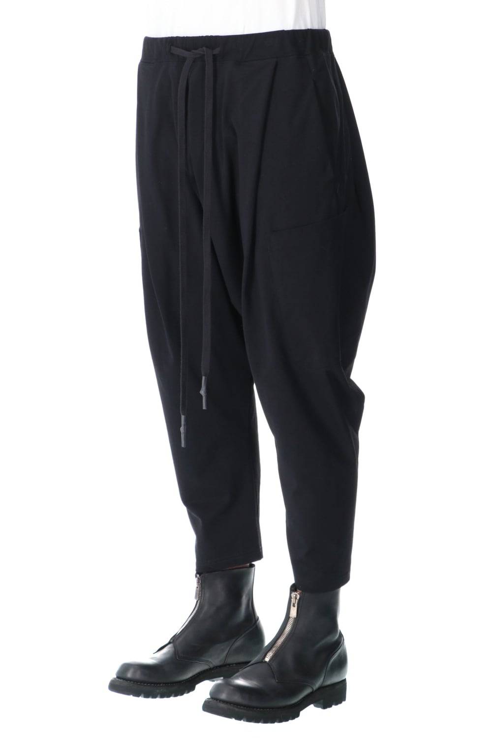 Cropped Sarouel Sweat Pants