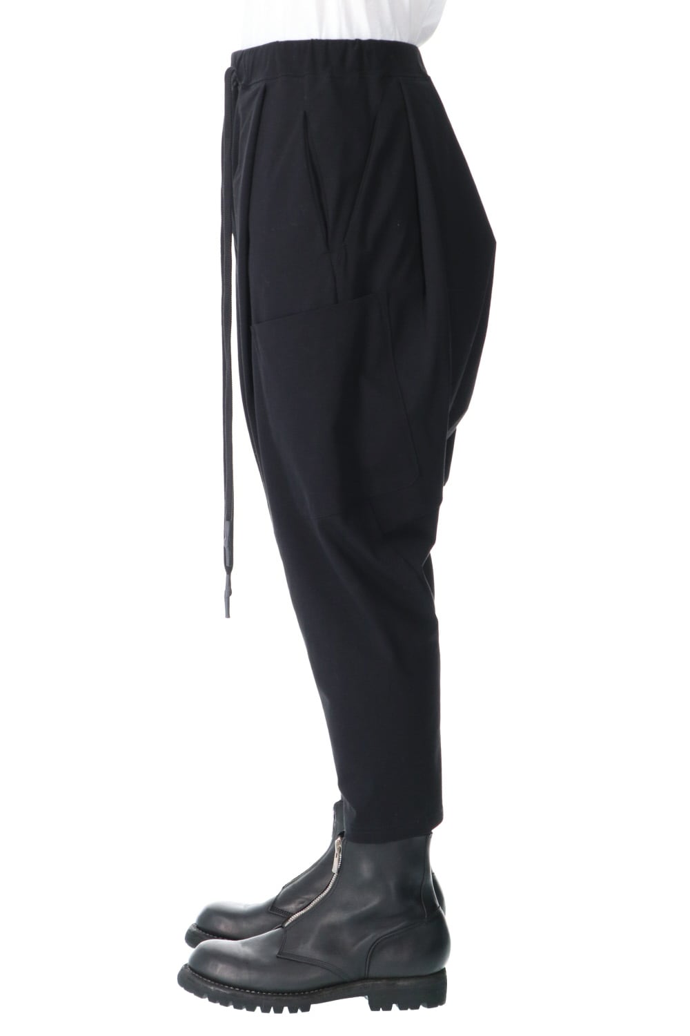 Cropped Sarouel Sweat Pants