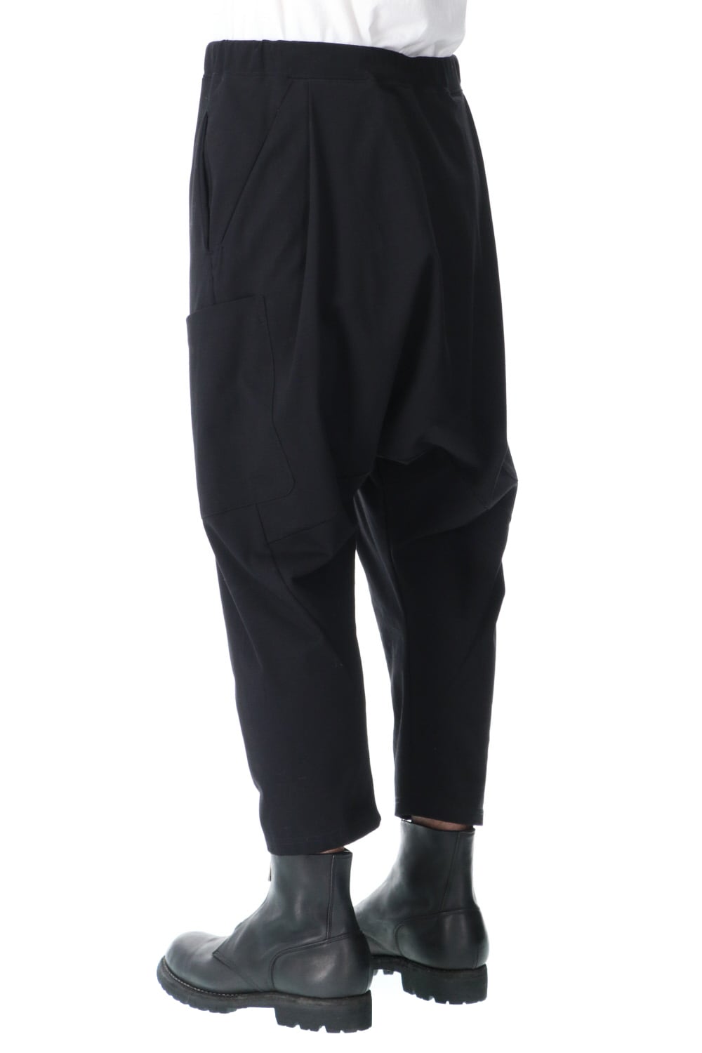 Cropped Sarouel Sweat Pants
