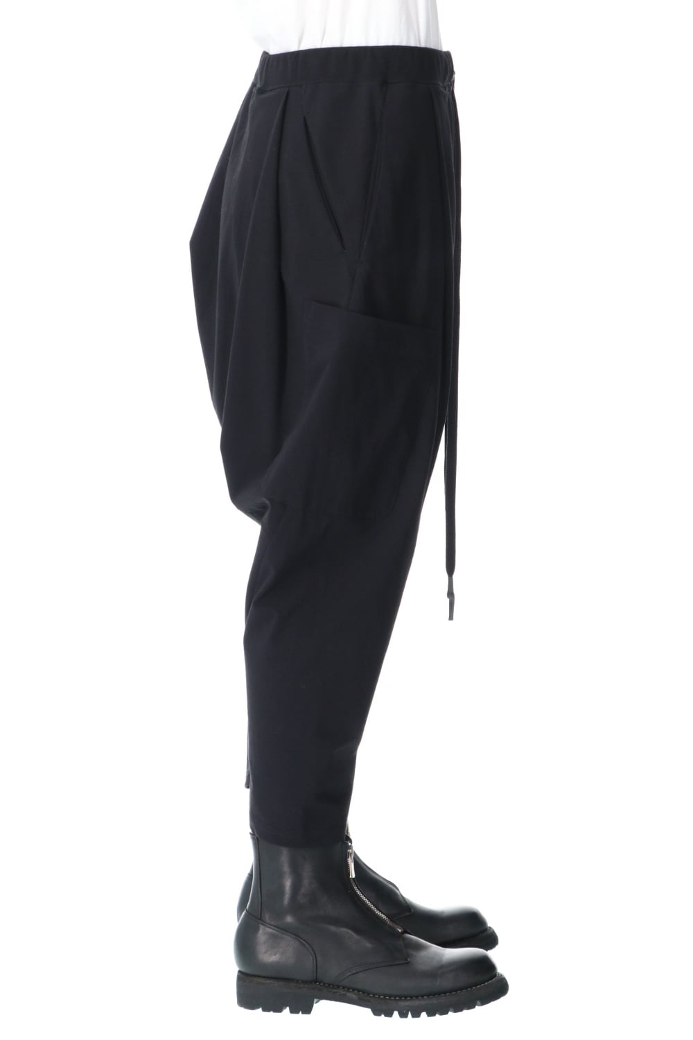 Cropped Sarouel Sweat Pants