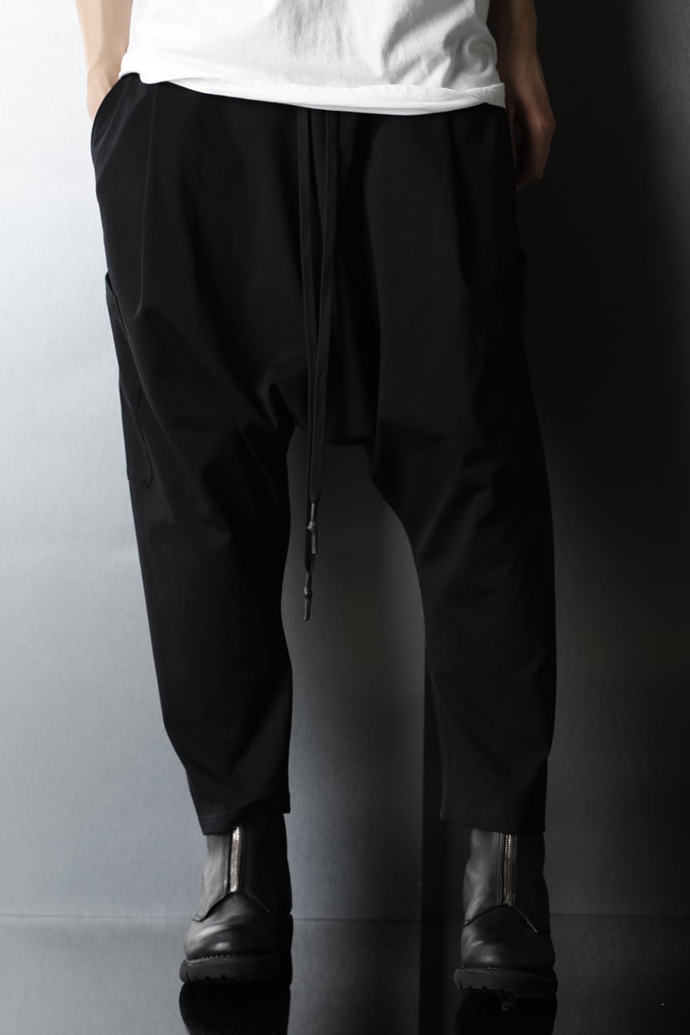 Cropped Sarouel Sweat Pants