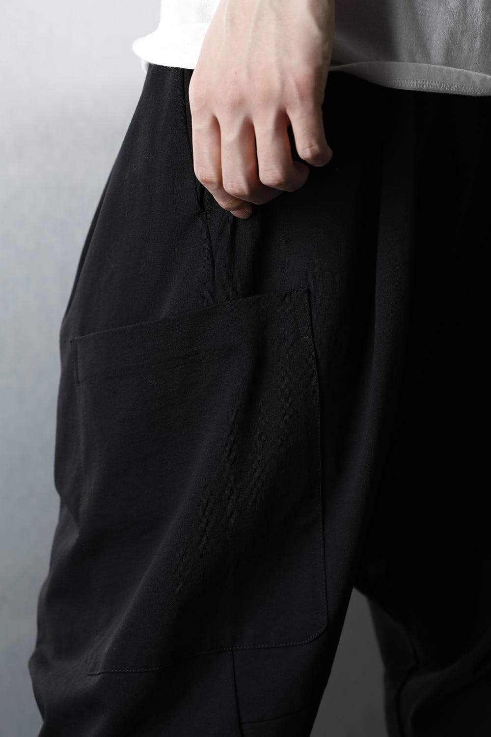 Cropped Sarouel Sweat Pants