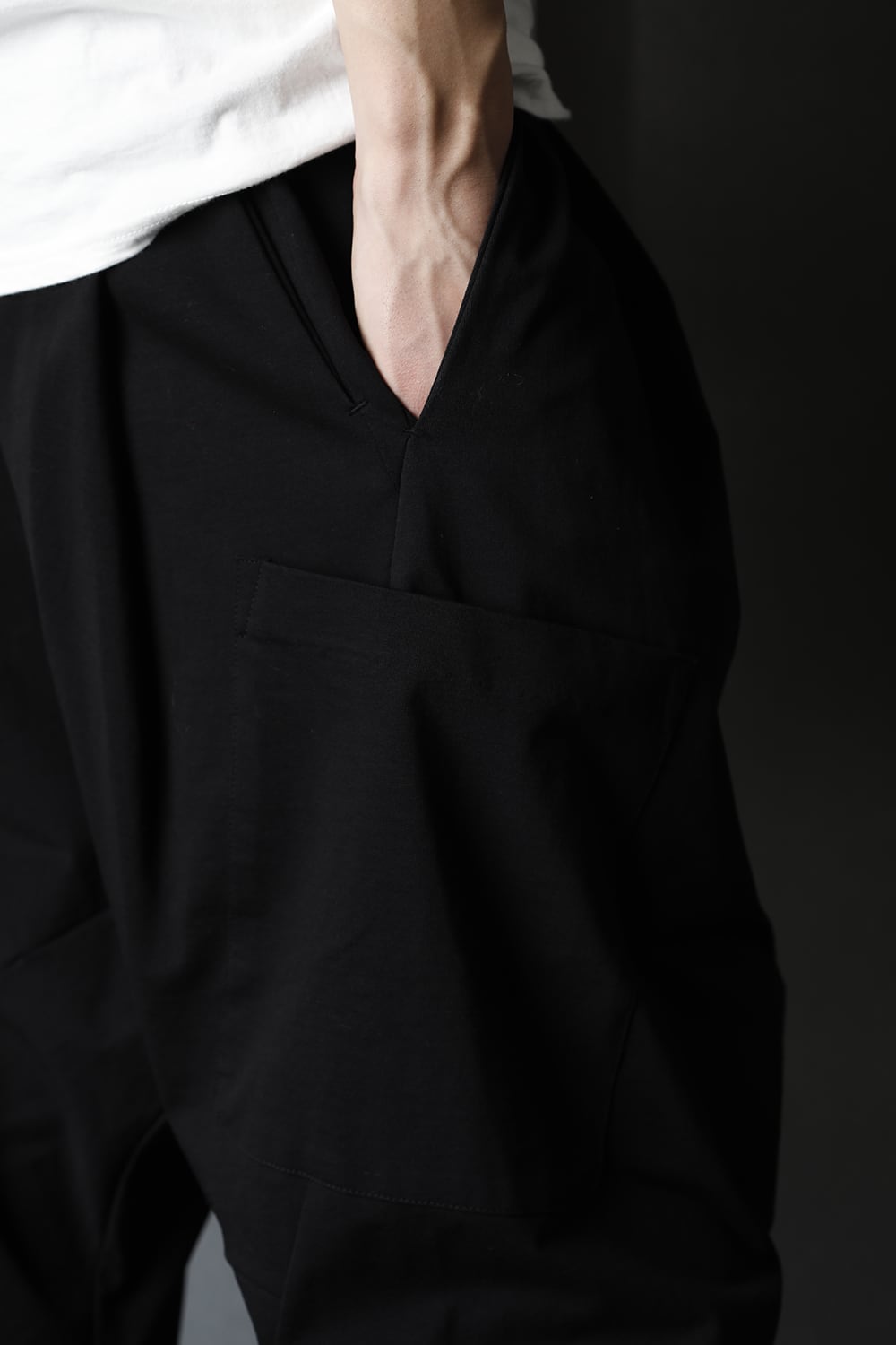 Cropped Sarouel Sweat Pants