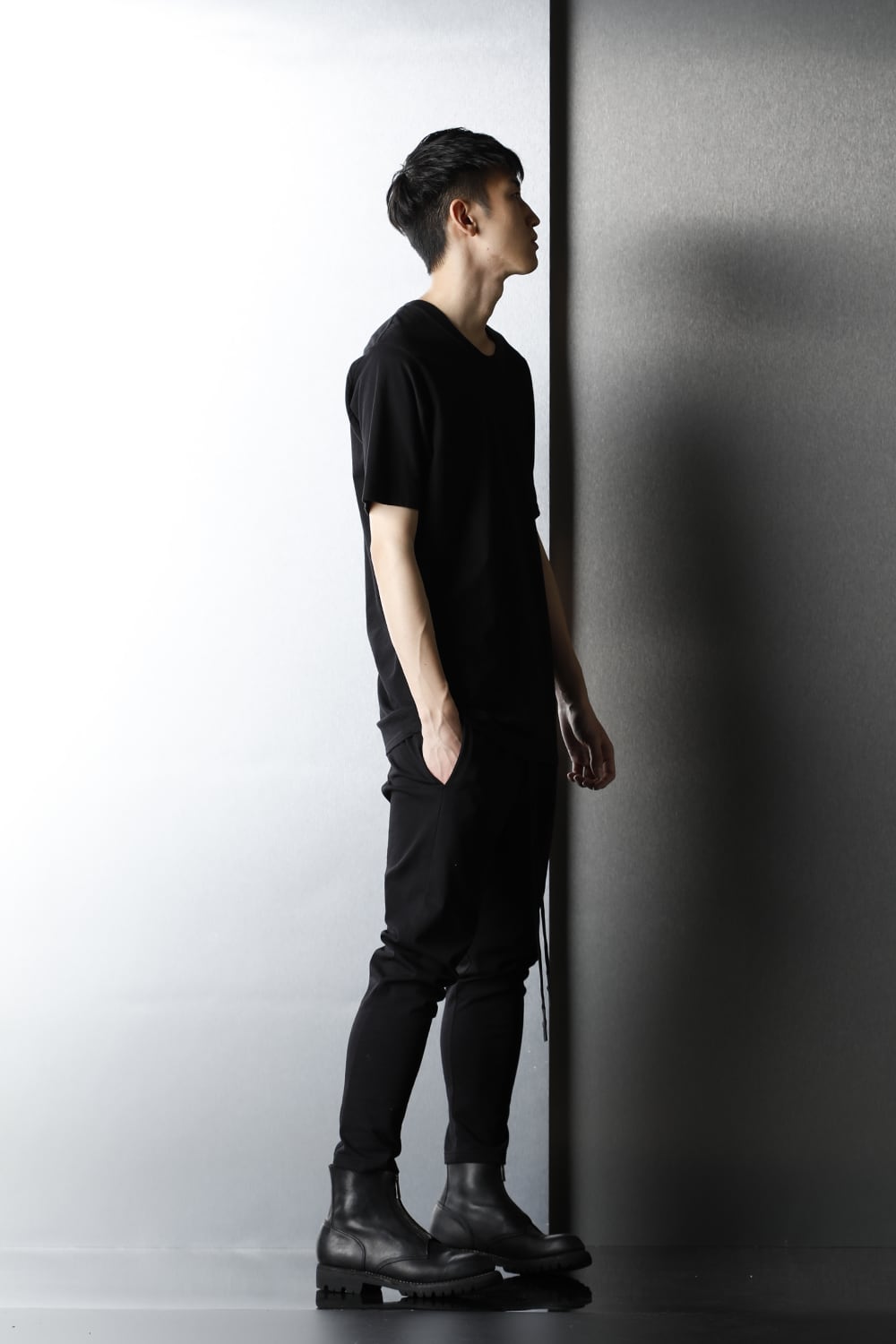 Cropped Slim Sweat Pants