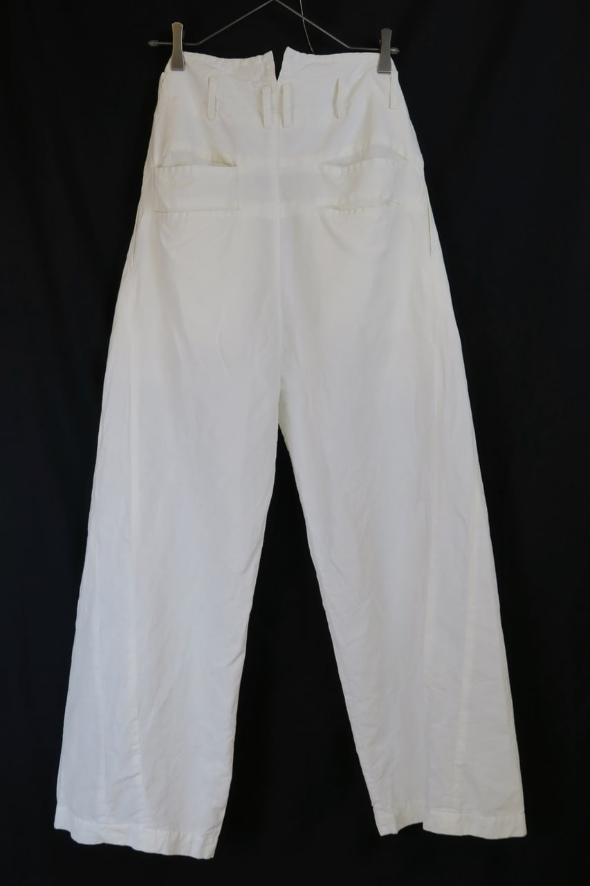 2 Tucks Wide Pants Off White