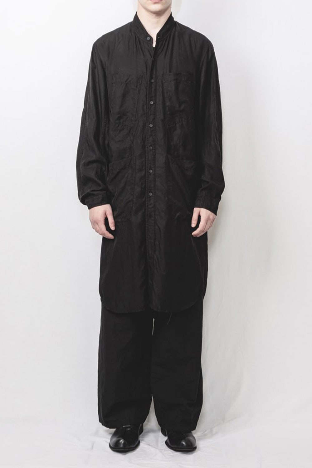 2 Tucks Wide Pants Black