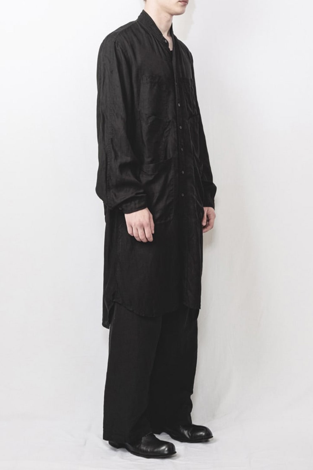 2 Tucks Wide Pants Black