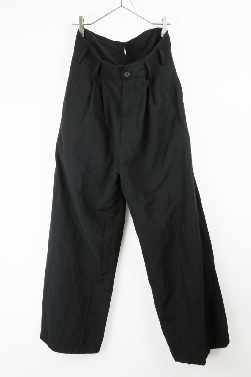 2 Tucks Wide Pants Black