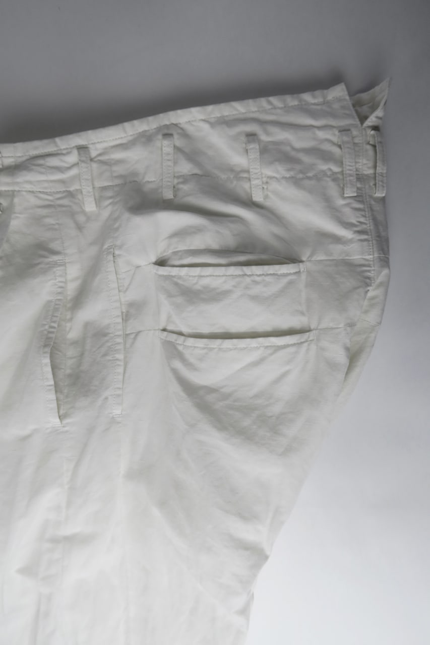 2 Tucks Wide Pants Off White