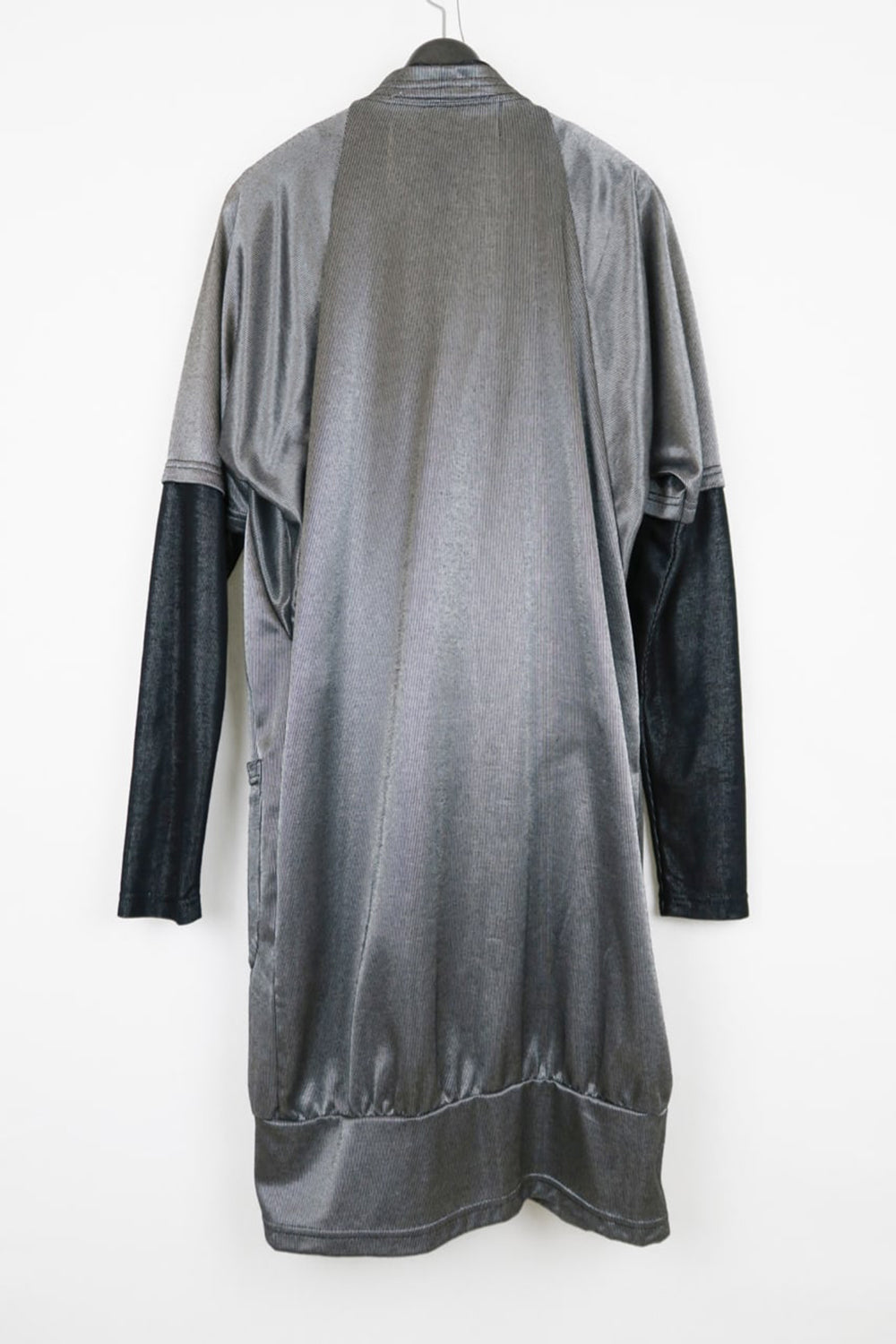 Long Cardigan Silver/Black