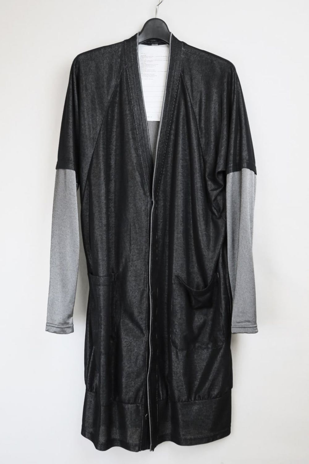 Long Cardigan Black/Silver