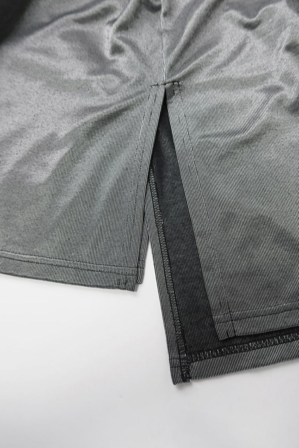 Over Size Pullover w/Long Tshirt Black/Silver