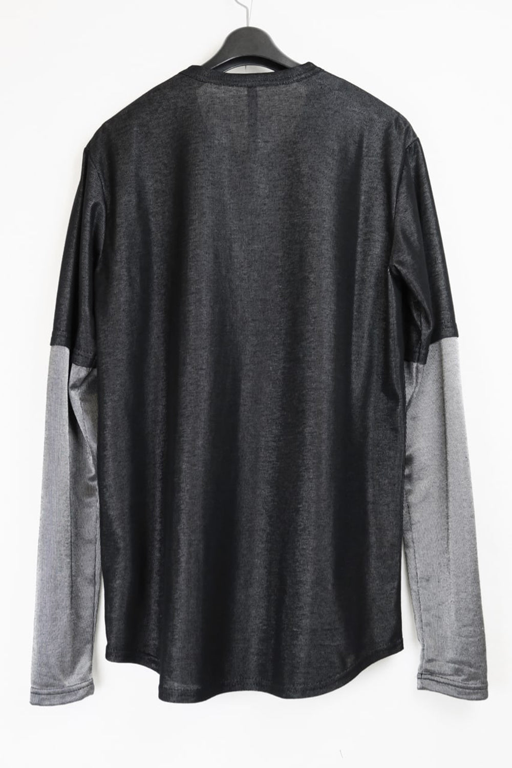 Long Sleeve T shirt Black/Silver