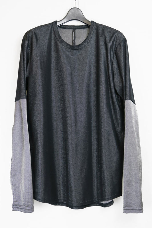 Long Sleeve T shirt Black/Silver