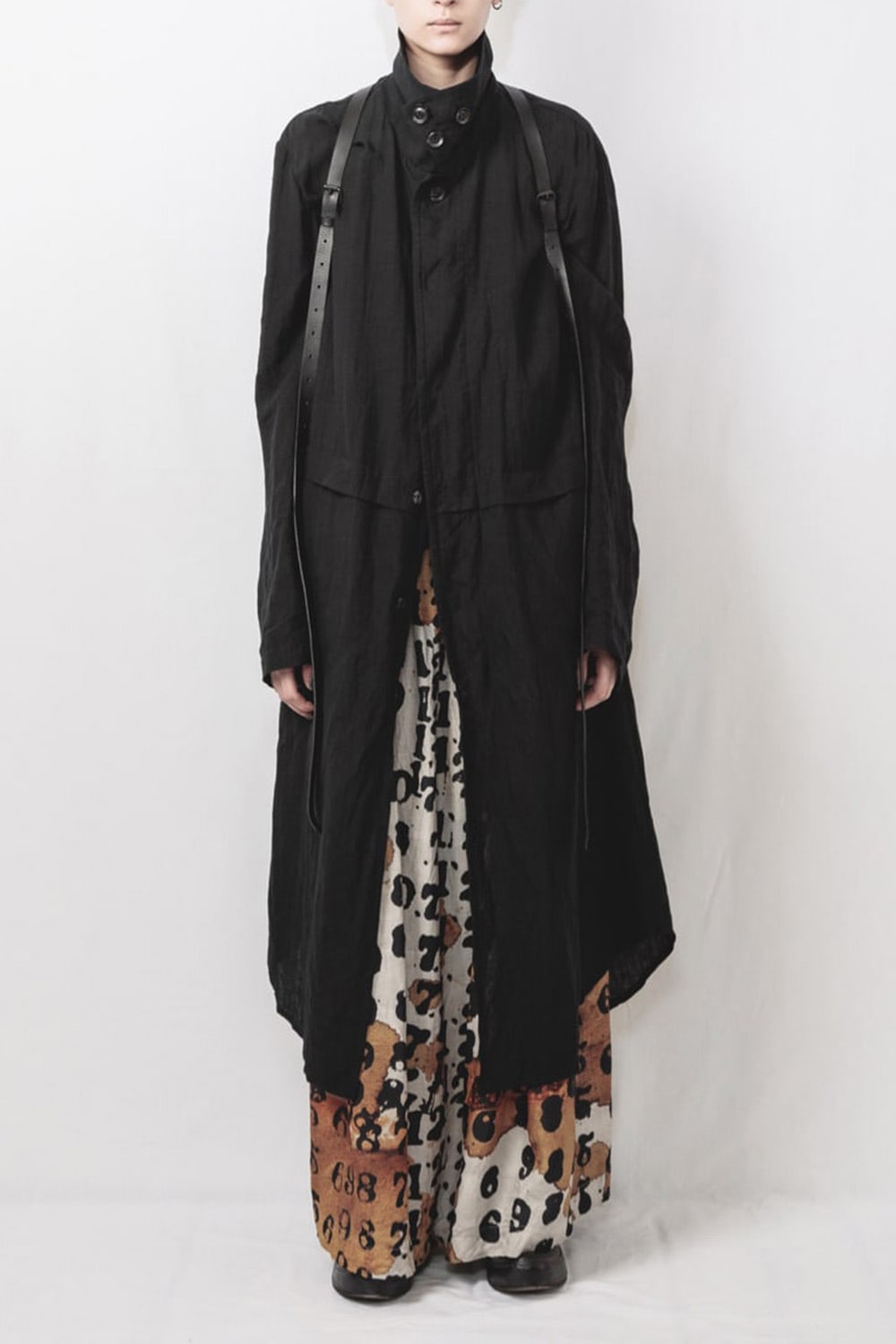 Oversized Long Coat Black