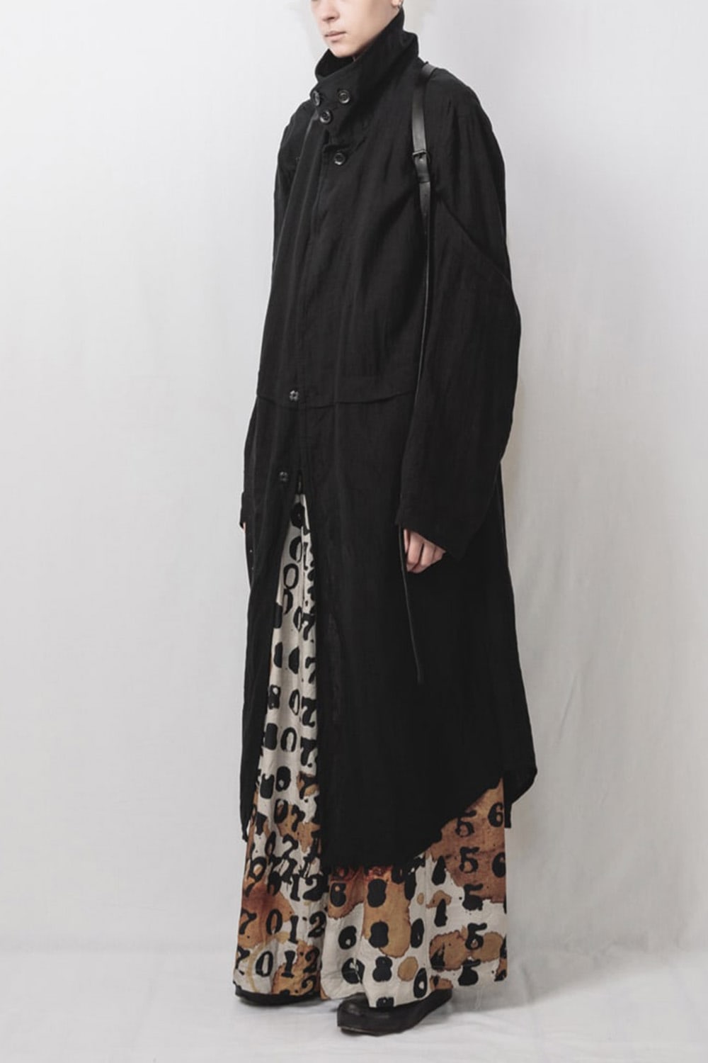 Oversized Long Coat Black