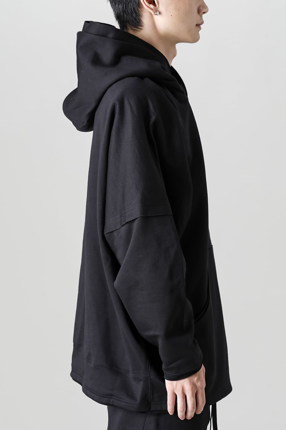 Fleecy Knit Oversized Hoodie