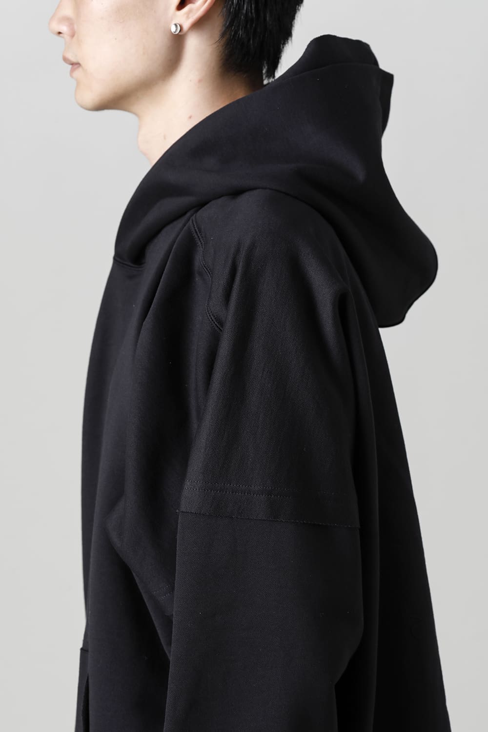 Fleecy Knit Oversized Hoodie