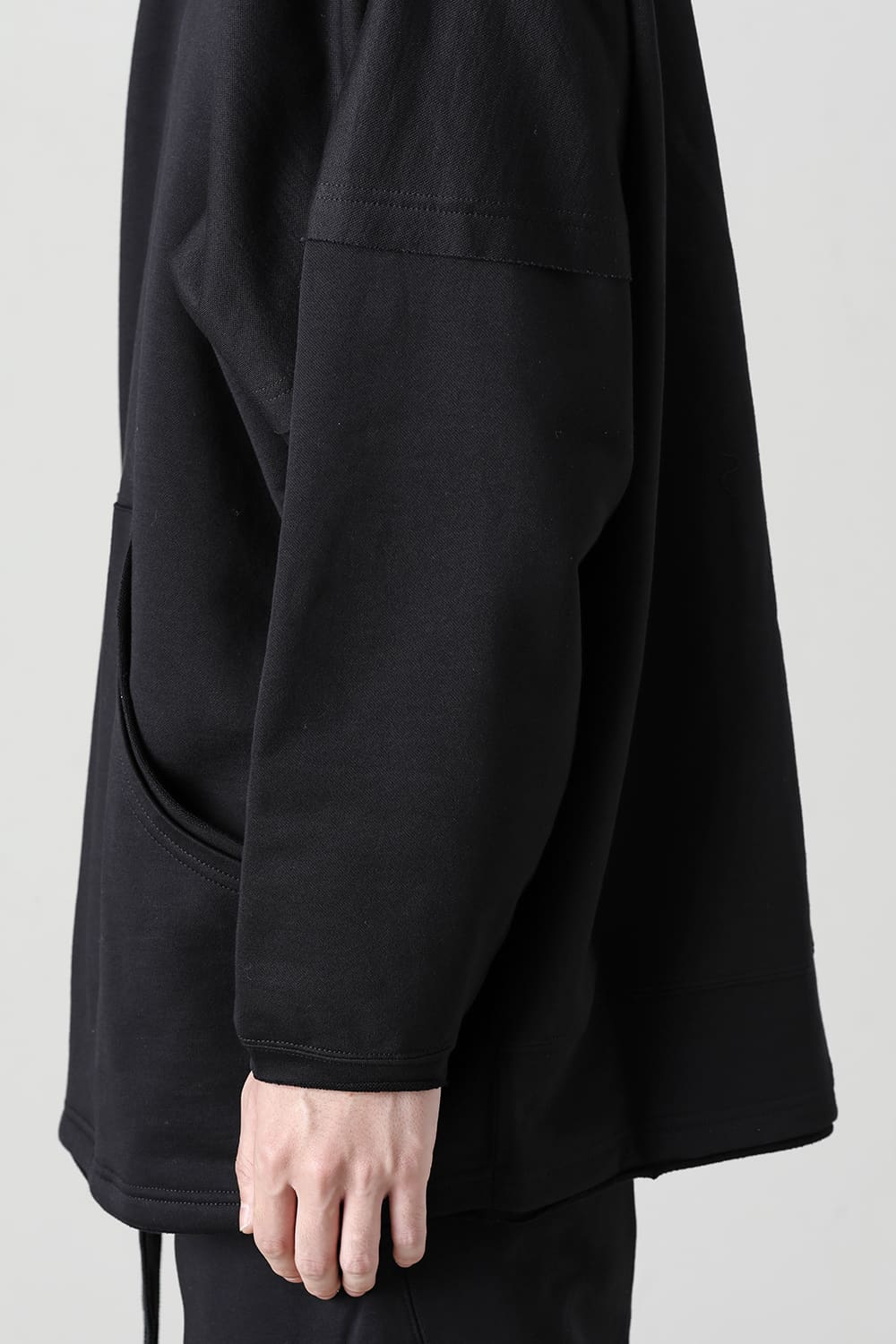 Fleecy Knit Oversized Hoodie