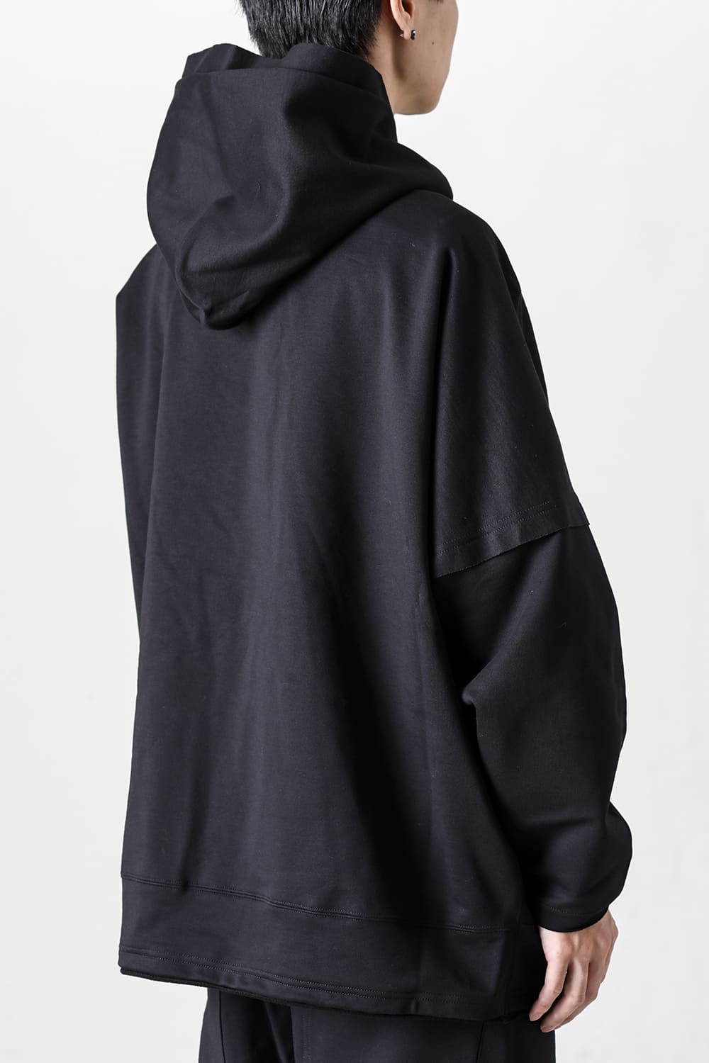Fleecy Knit Oversized Hoodie