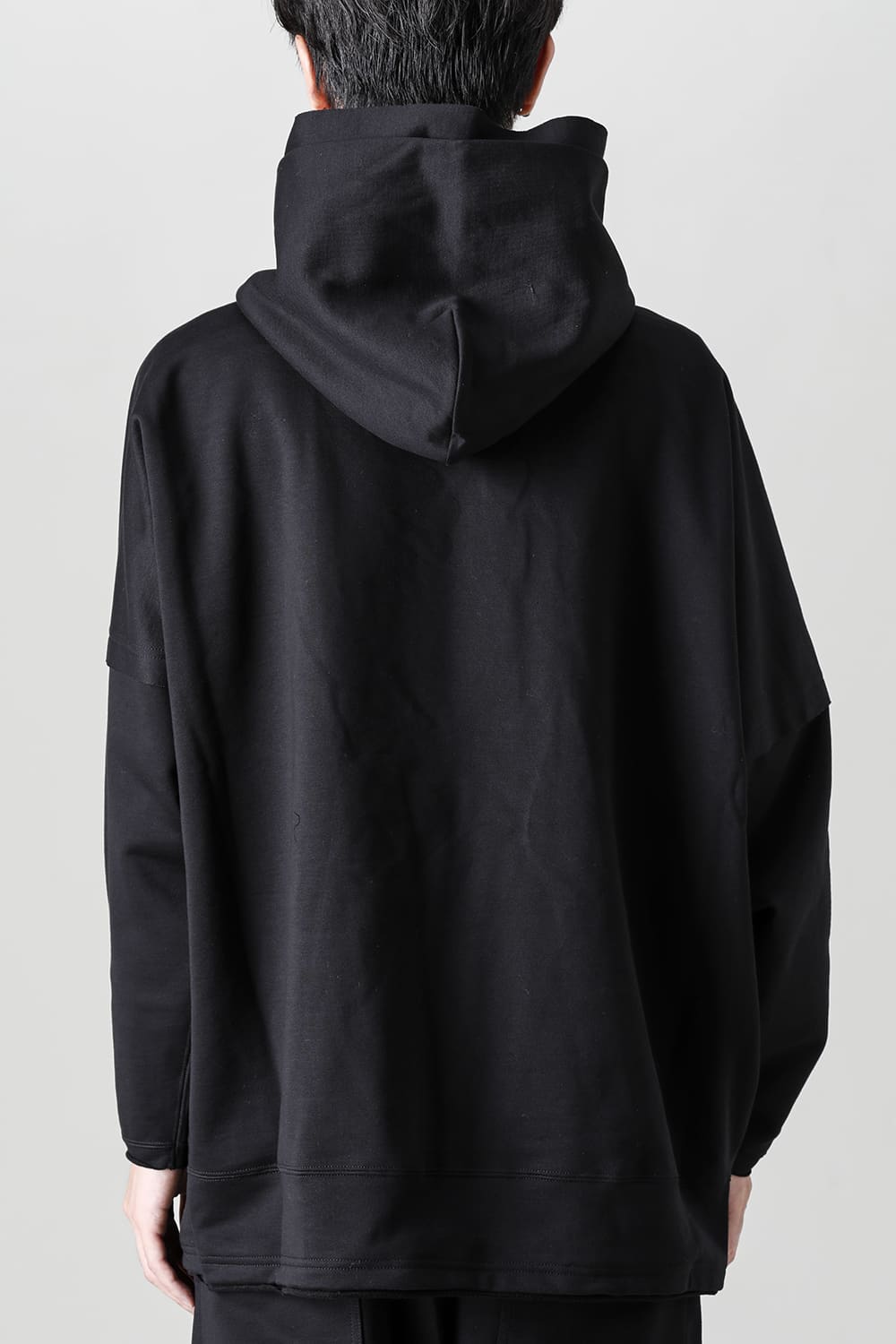 Fleecy Knit Oversized Hoodie