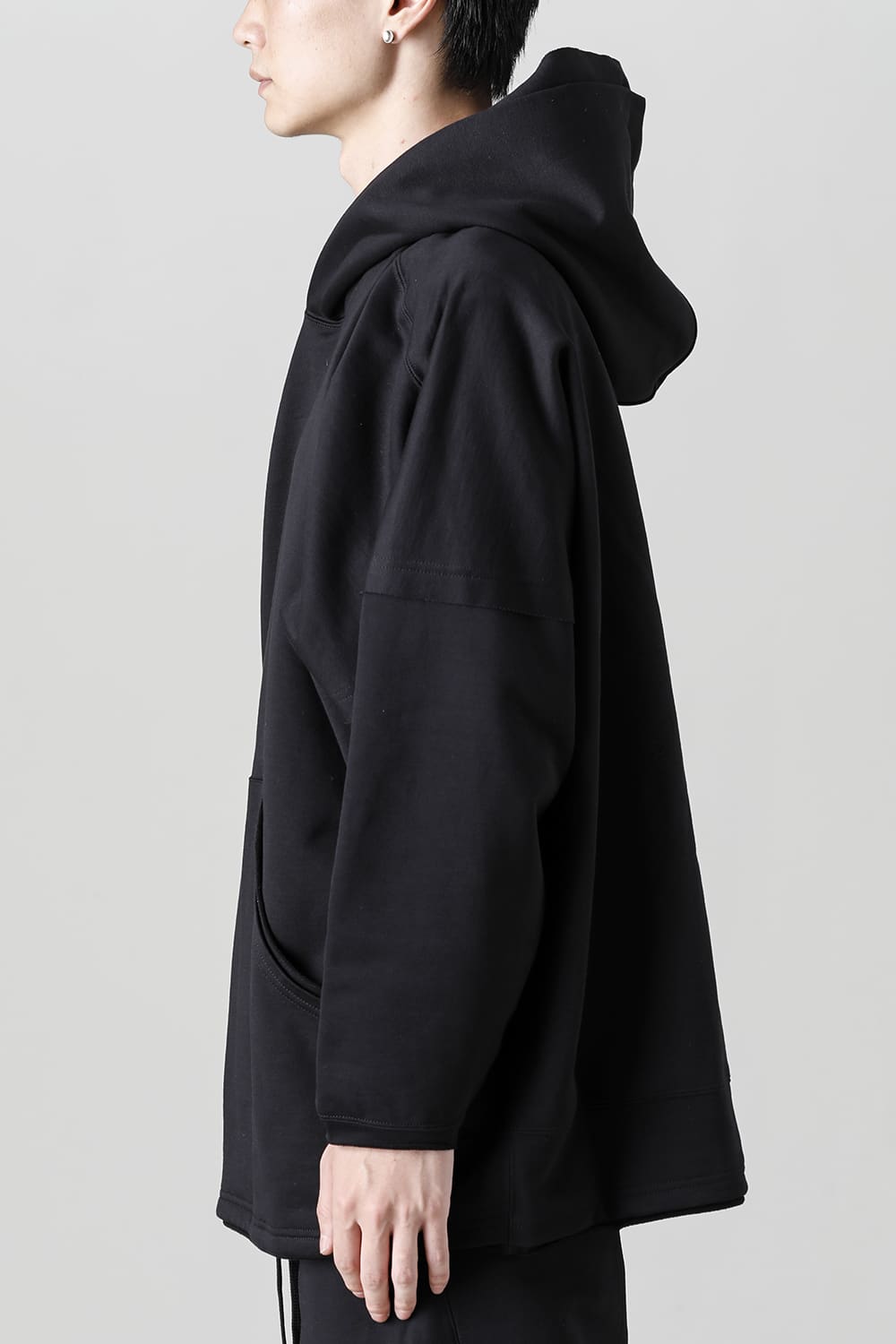 Fleecy Knit Oversized Hoodie