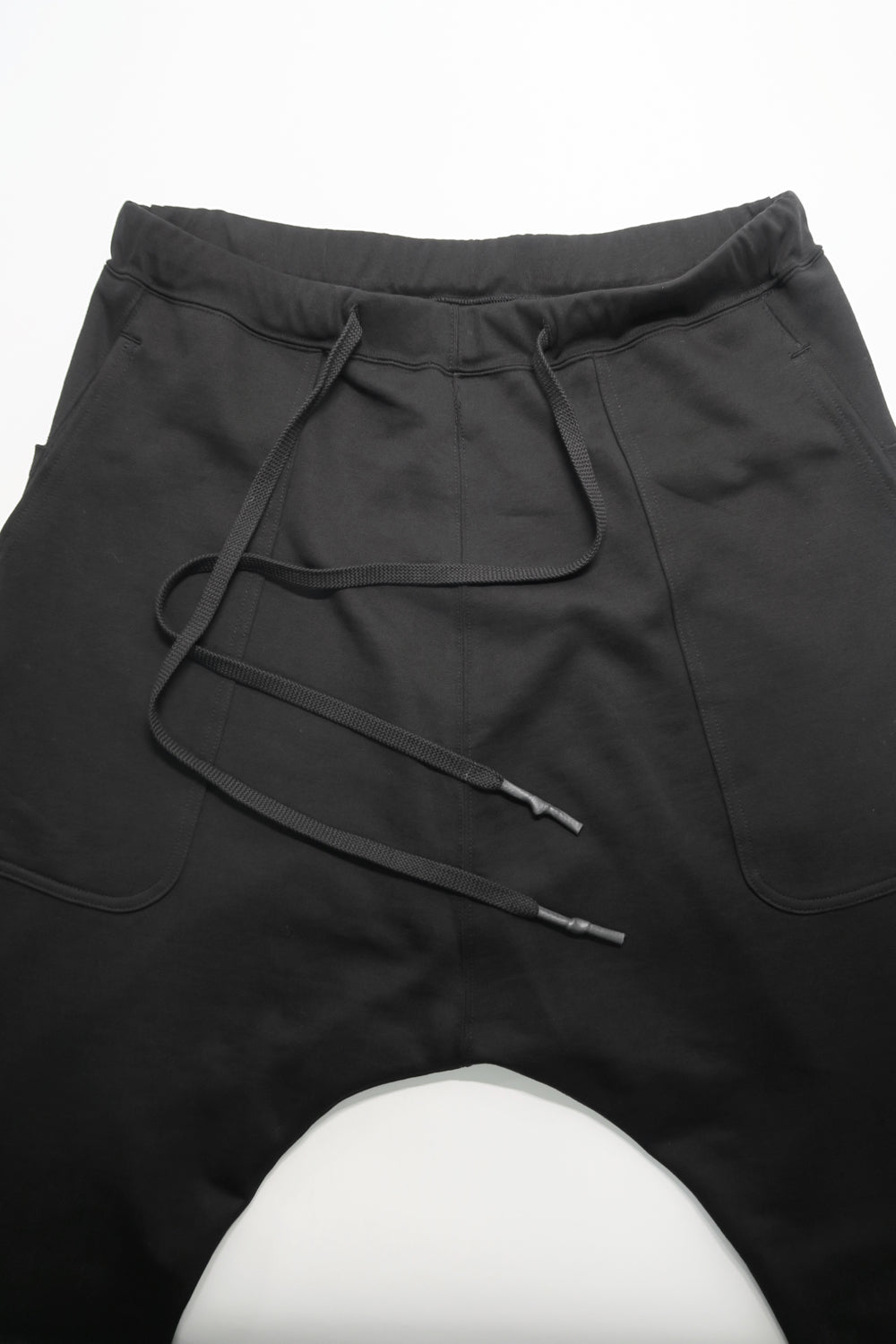 Fleecy Knit Drop Crotch Pants