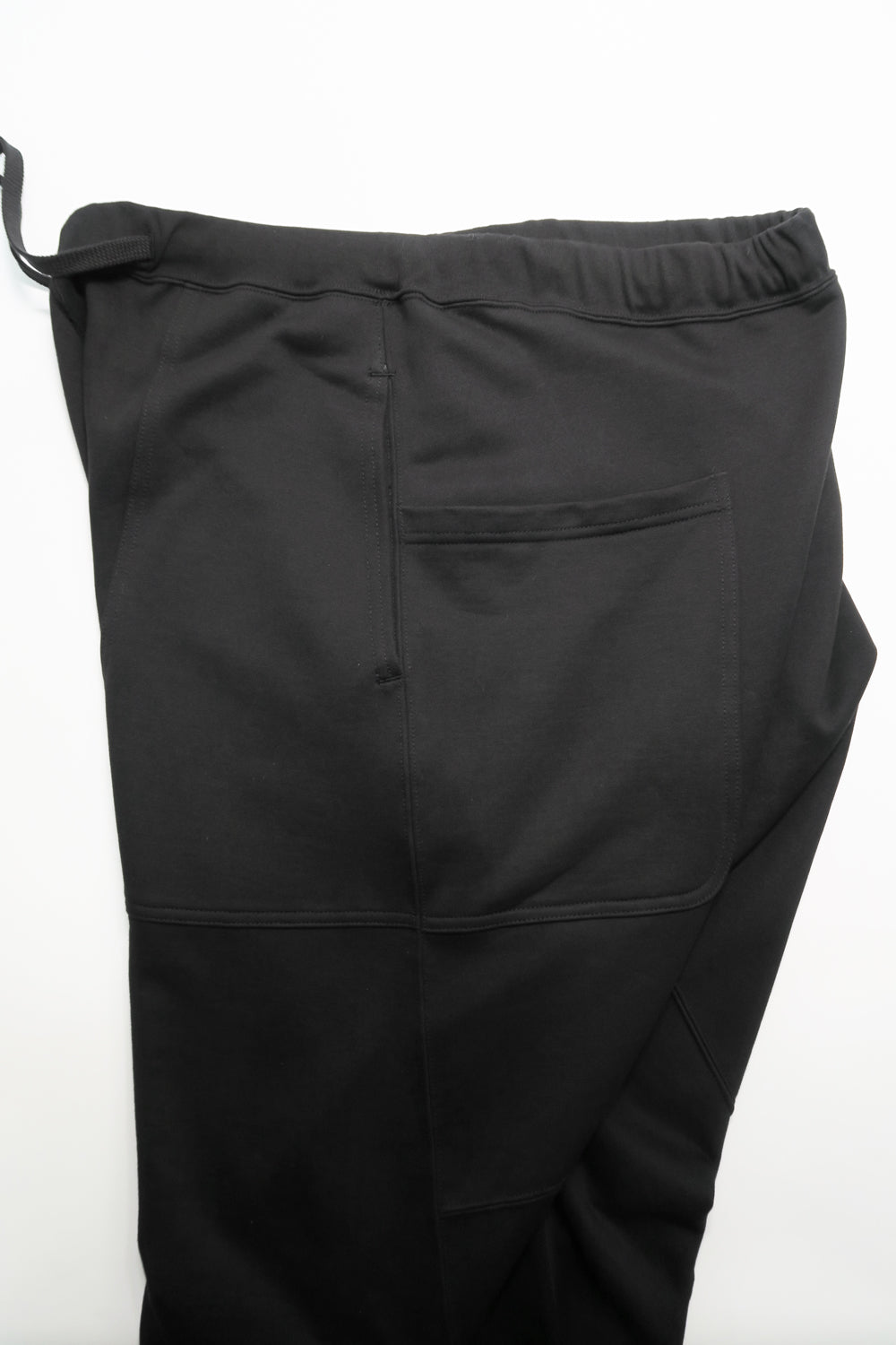 Fleecy Knit Drop Crotch Pants