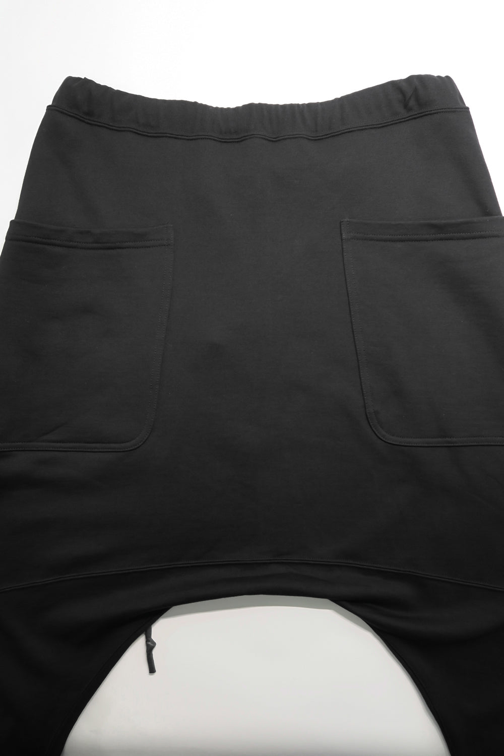 Fleecy Knit Drop Crotch Pants