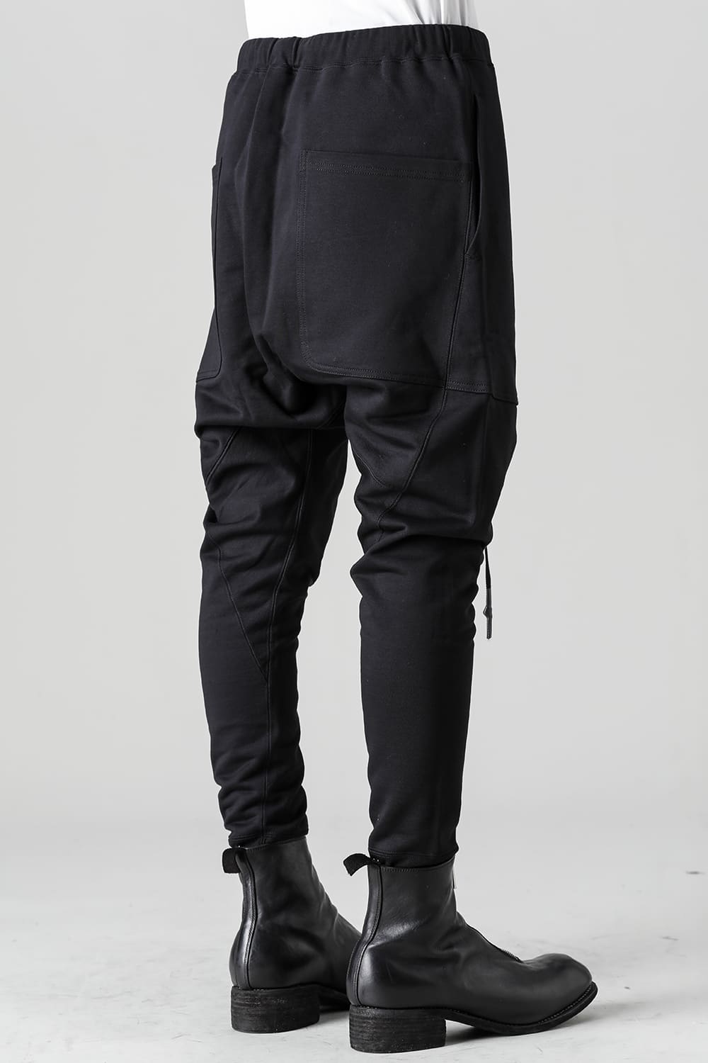 Fleecy Knit Drop Crotch Pants
