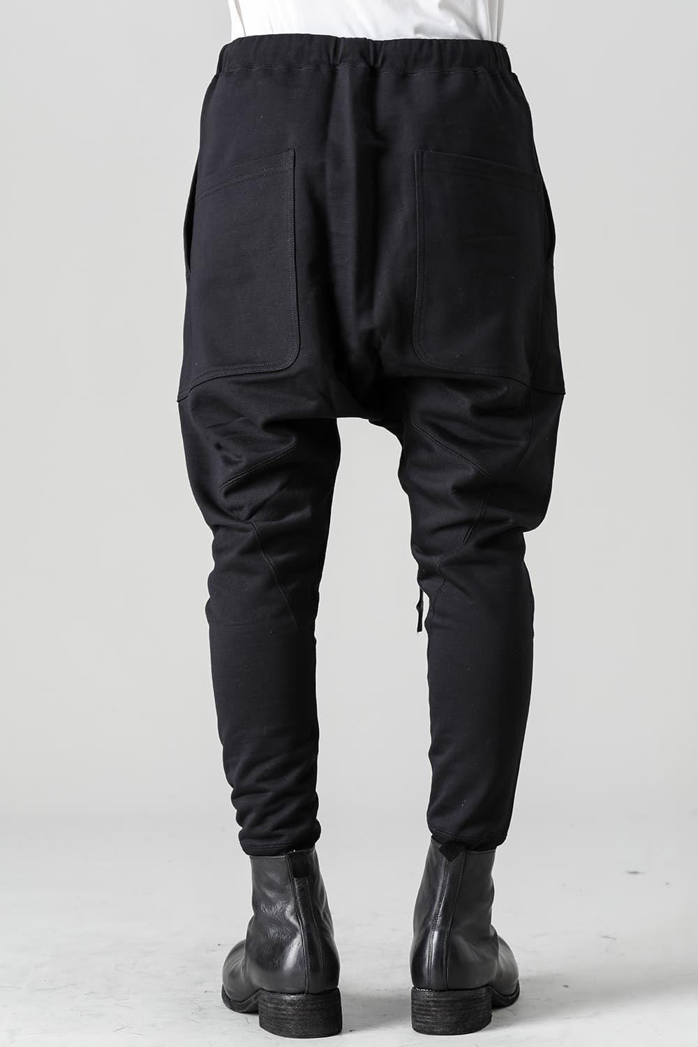 Fleecy Knit Drop Crotch Pants