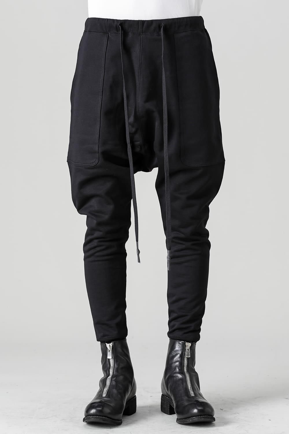 Fleecy Knit Drop Crotch Pants
