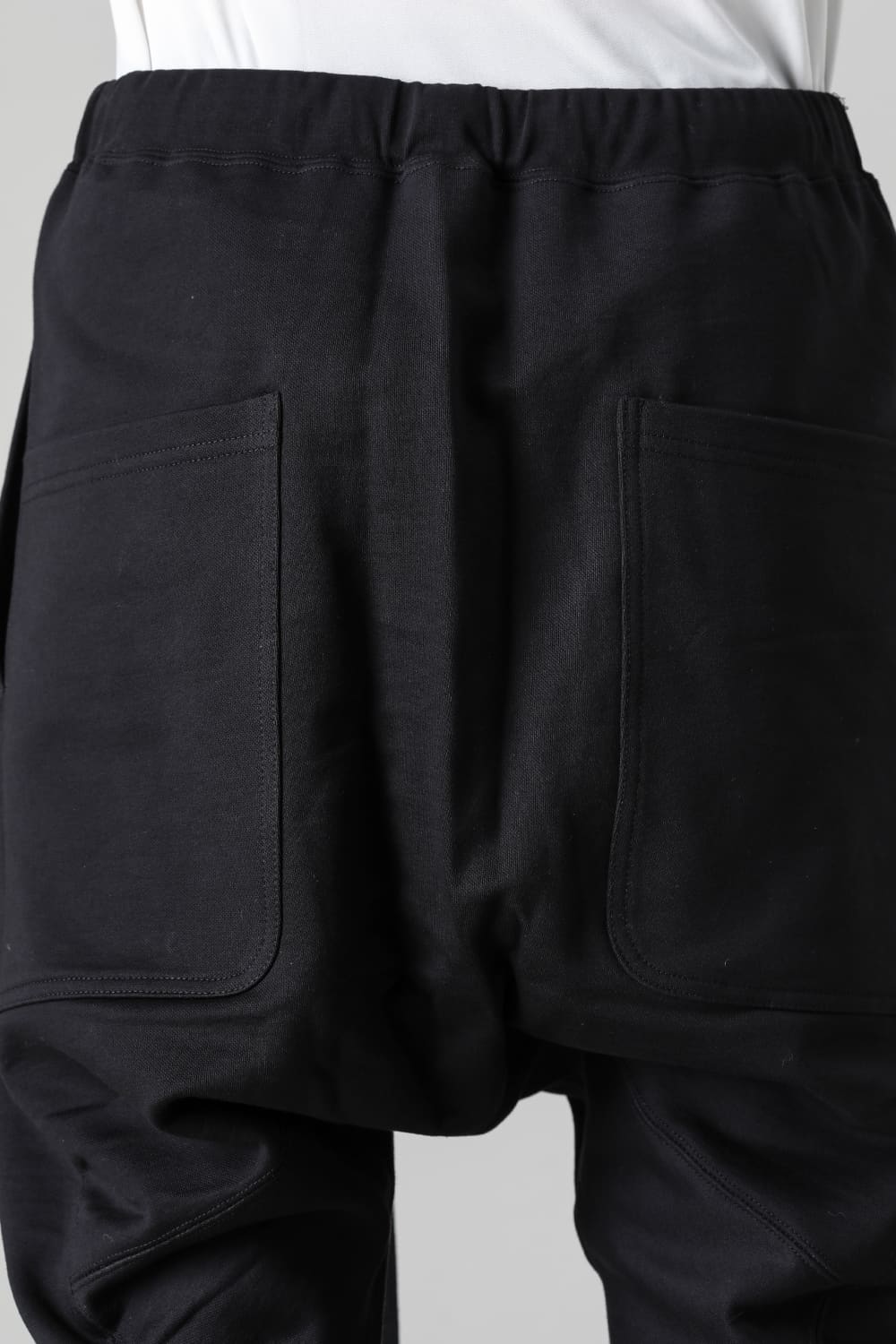 Fleecy Knit Drop Crotch Pants