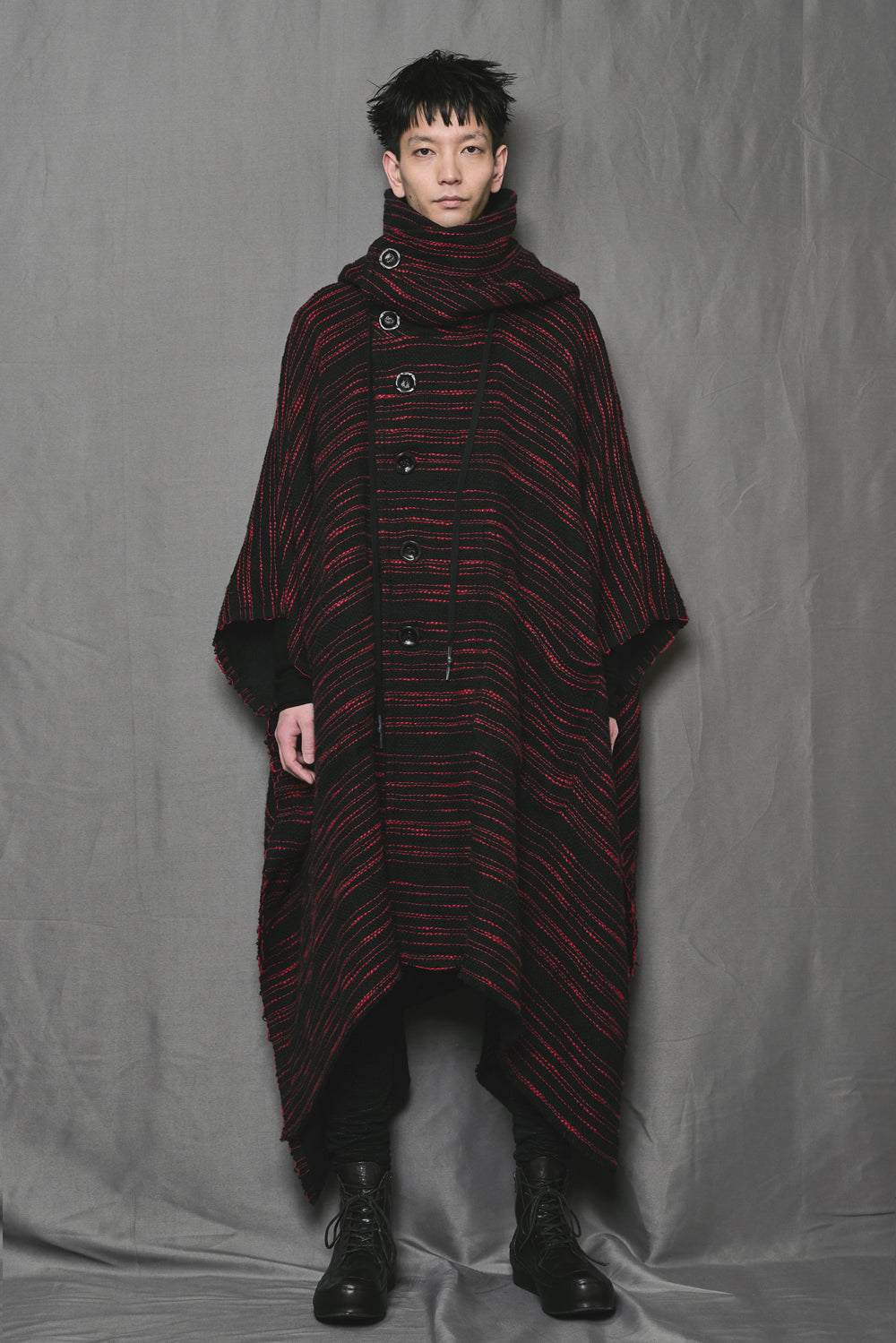 リバーシブル ポンチョ