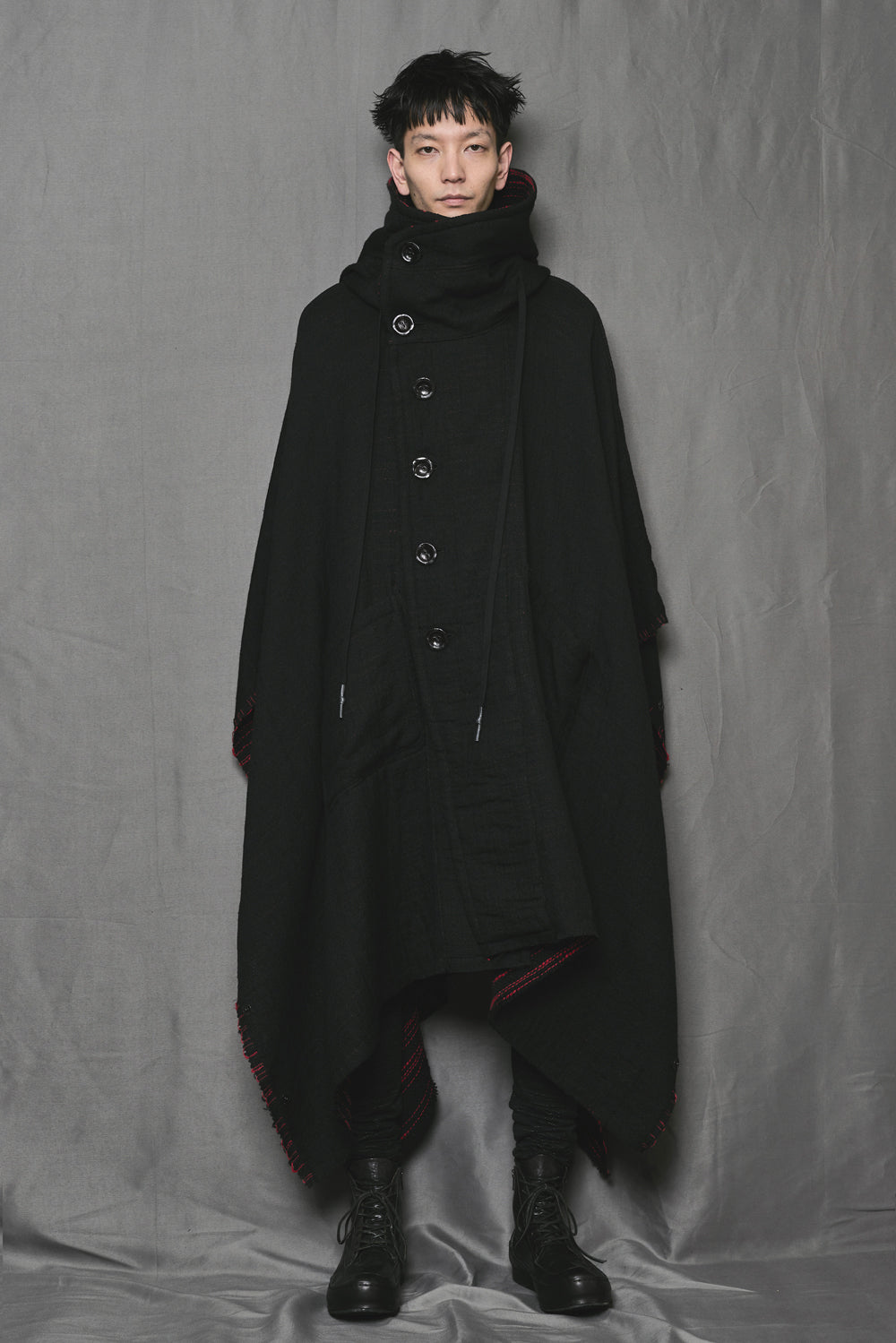 リバーシブル ポンチョ