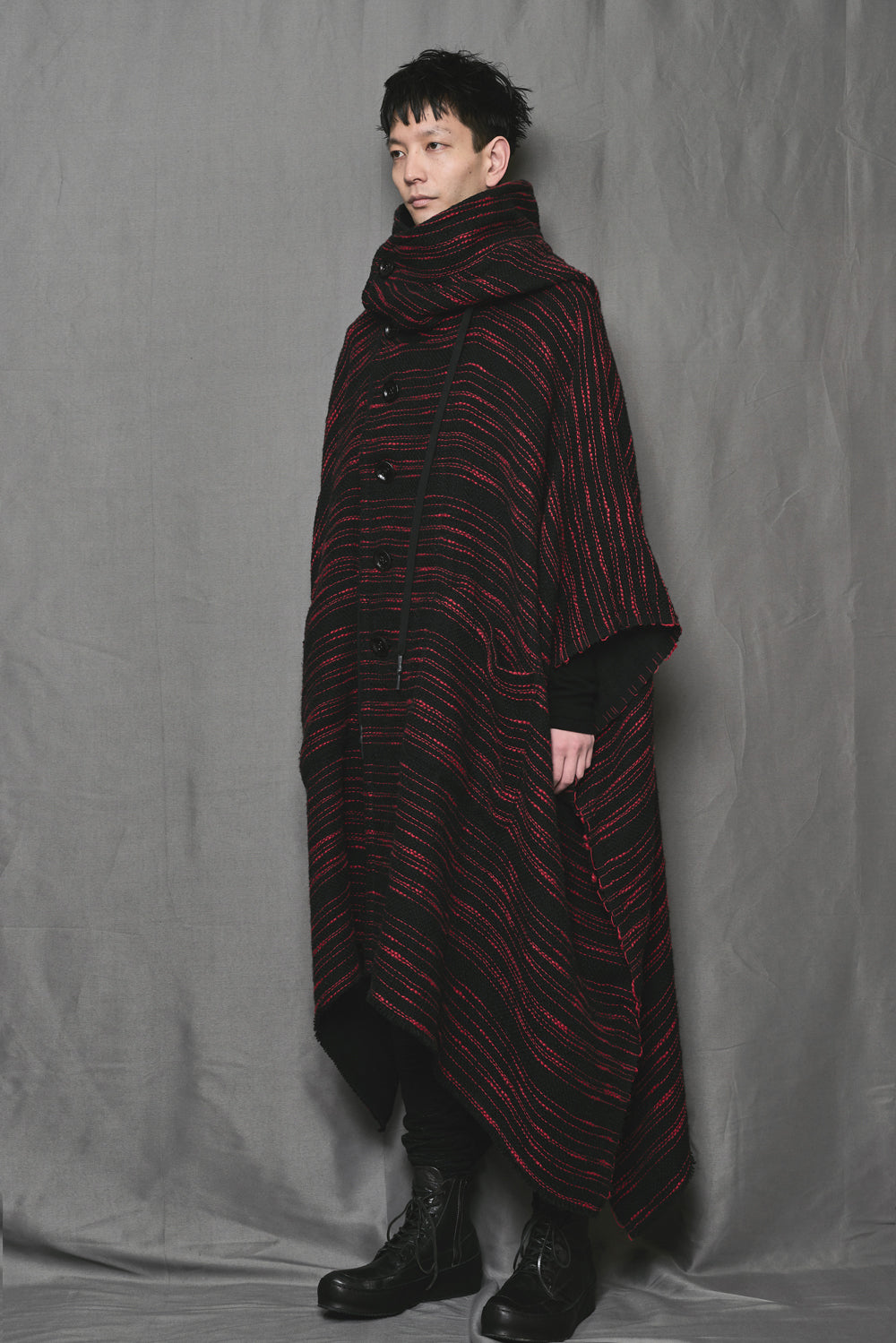 リバーシブル ポンチョ