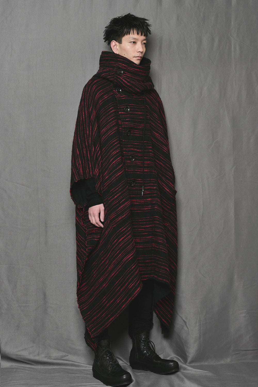 リバーシブル ポンチョ