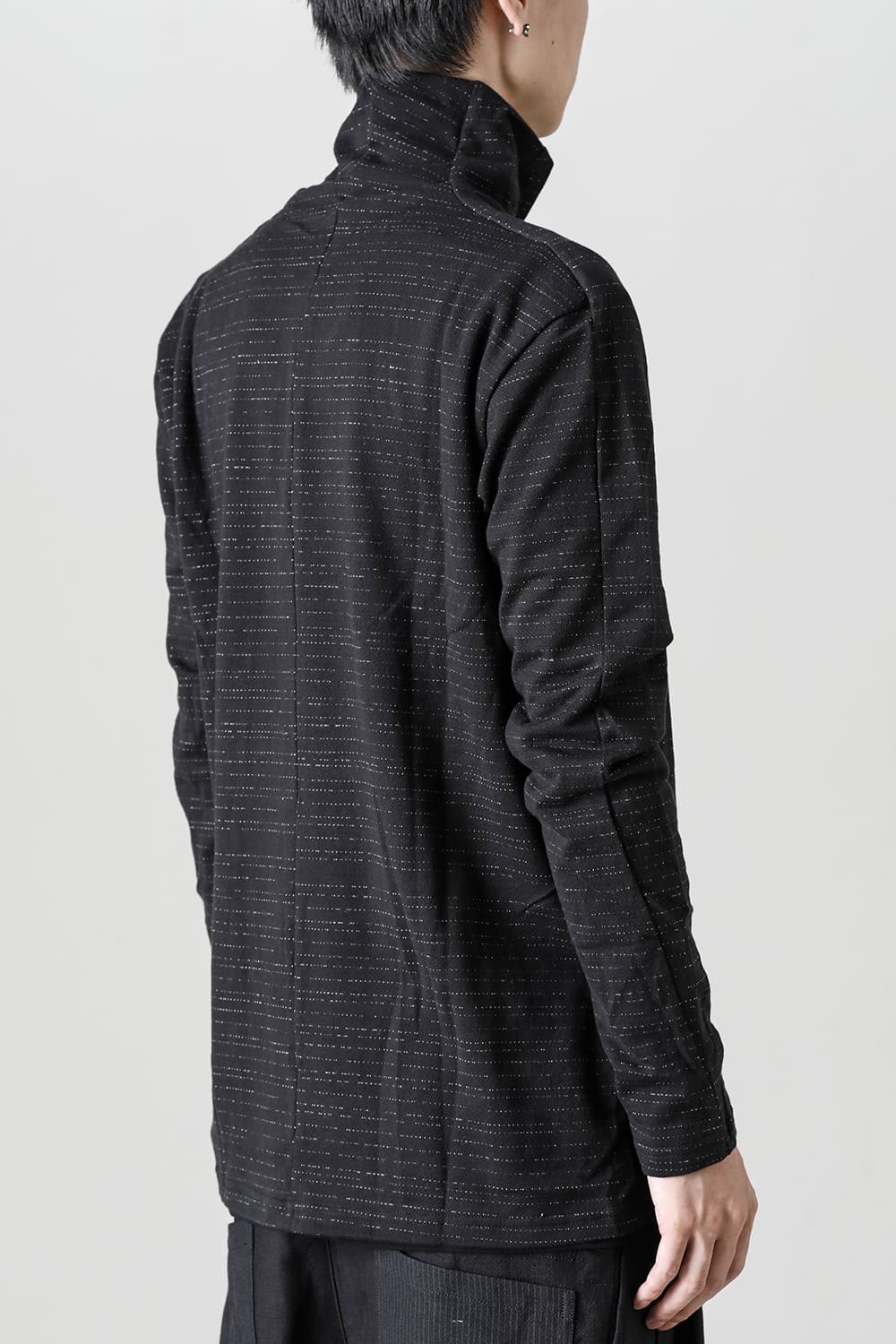 Layered High Neck Long Sleeve T-Shirt