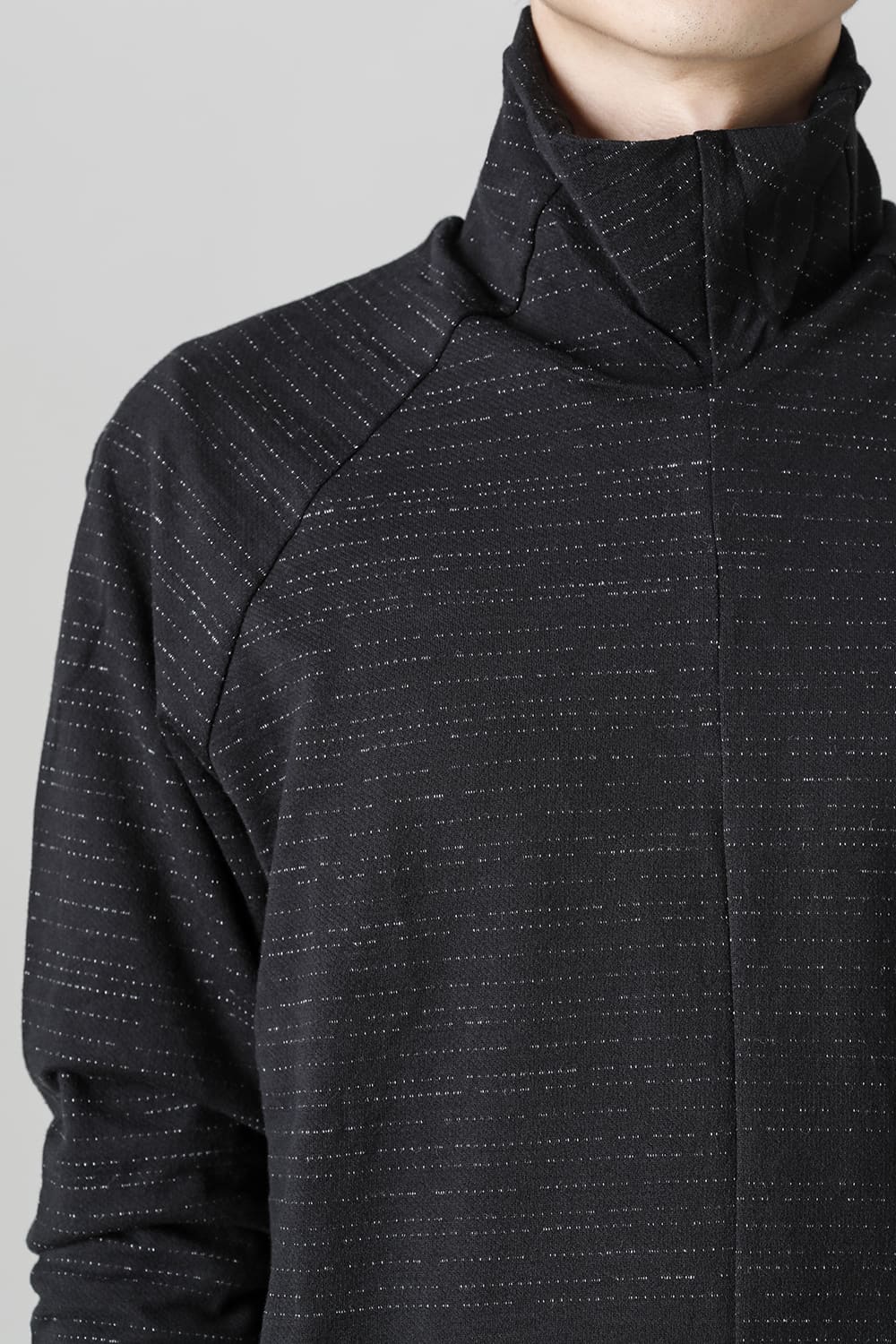 Layered High Neck Long Sleeve T-Shirt