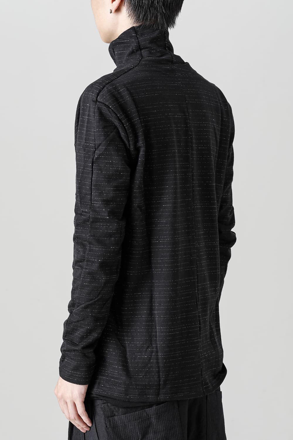 Layered High Neck Long Sleeve T-Shirt