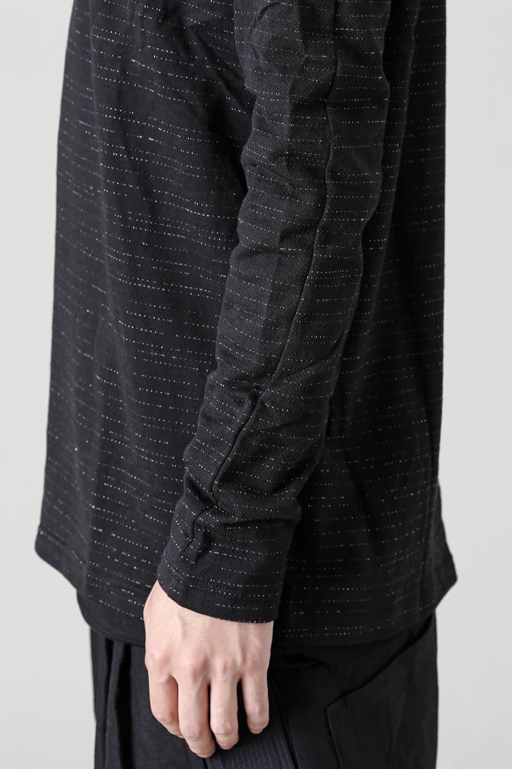 Layered High Neck Long Sleeve T-Shirt