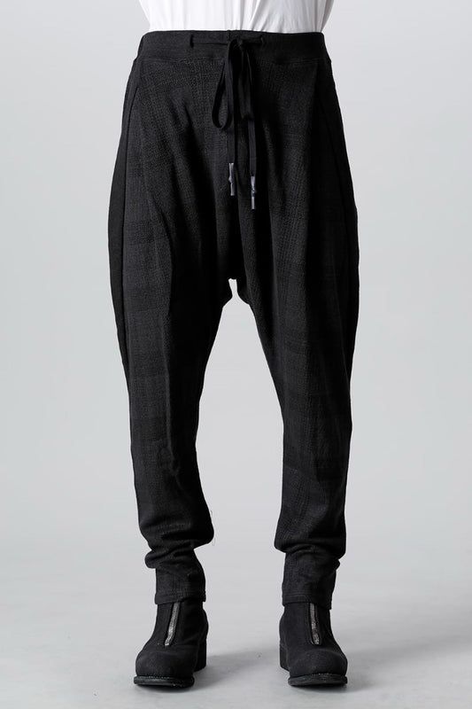 Drop Crotch Tuck Pants