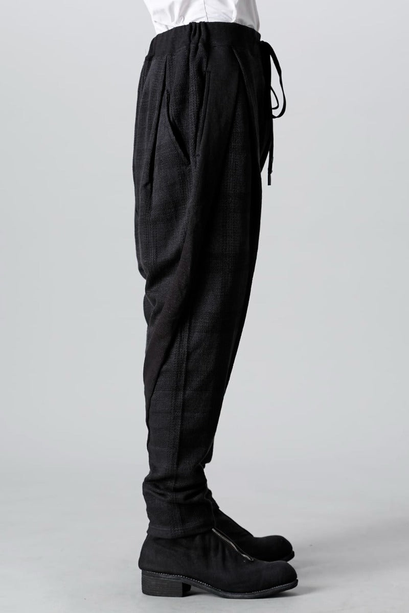 Drop Crotch Tuck Pants