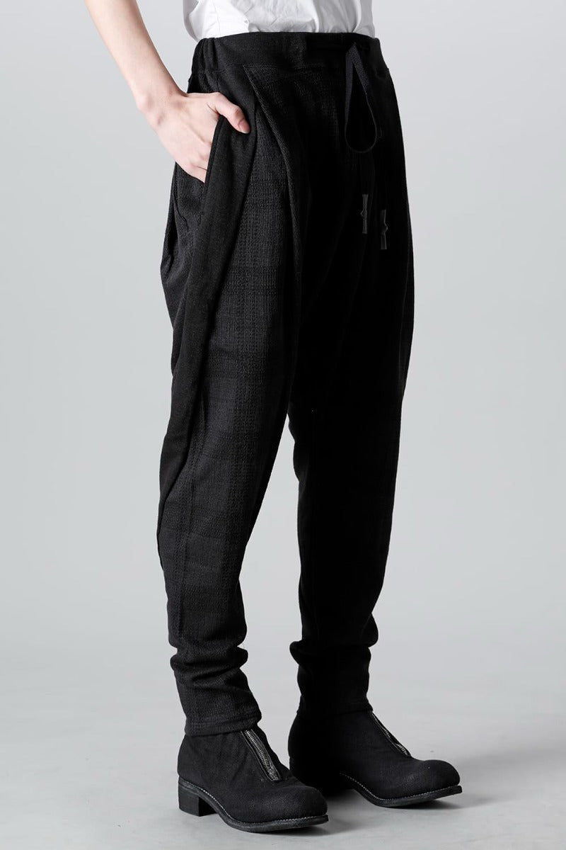 Drop Crotch Tuck Pants