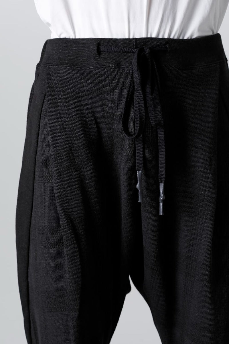 Drop Crotch Tuck Pants