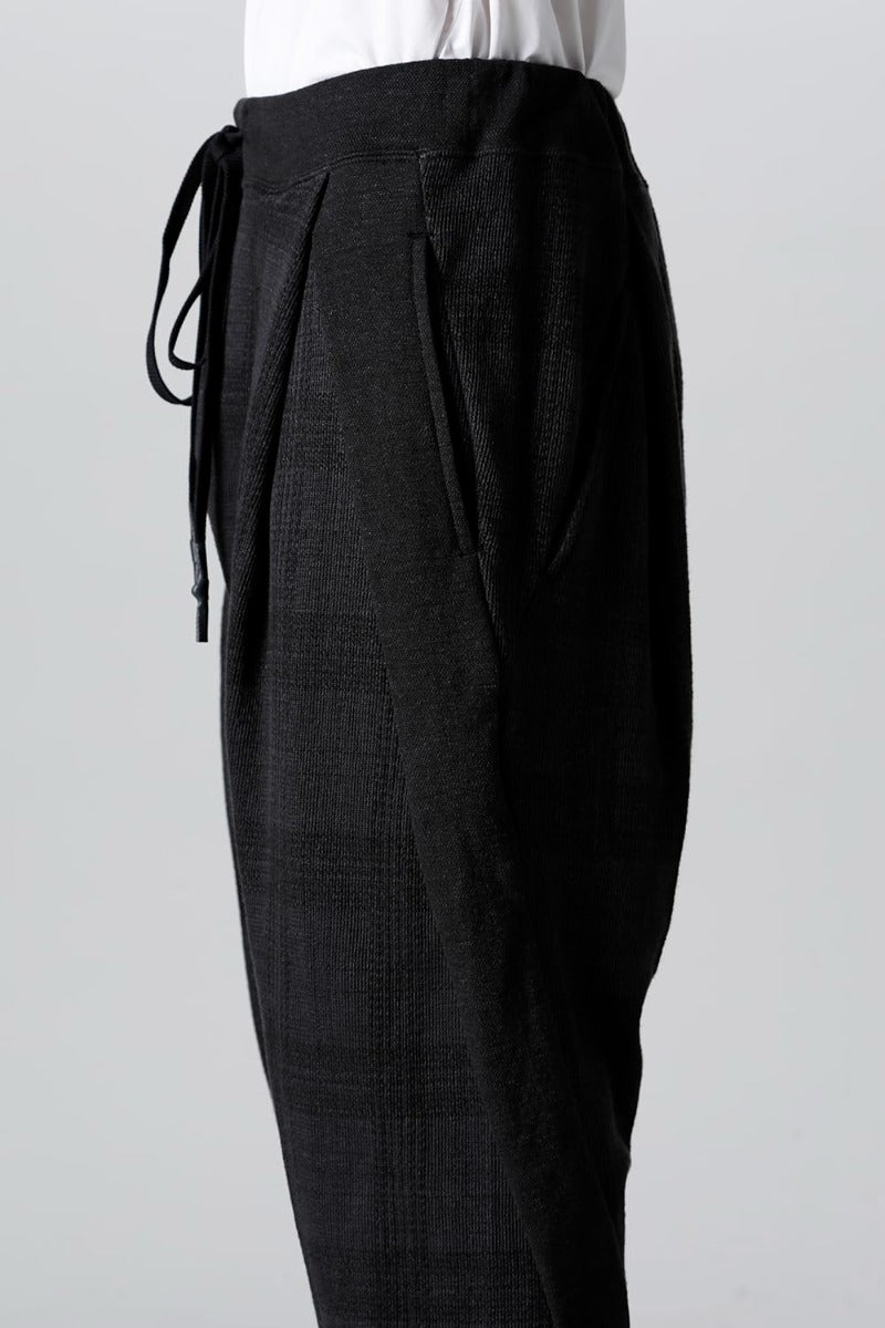 Drop Crotch Tuck Pants